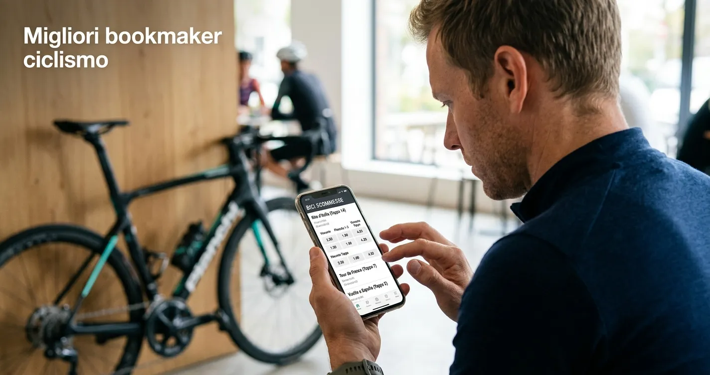 Migliori bookmaker per il ciclismo: criteri di scelta e licenza ADM in Italia