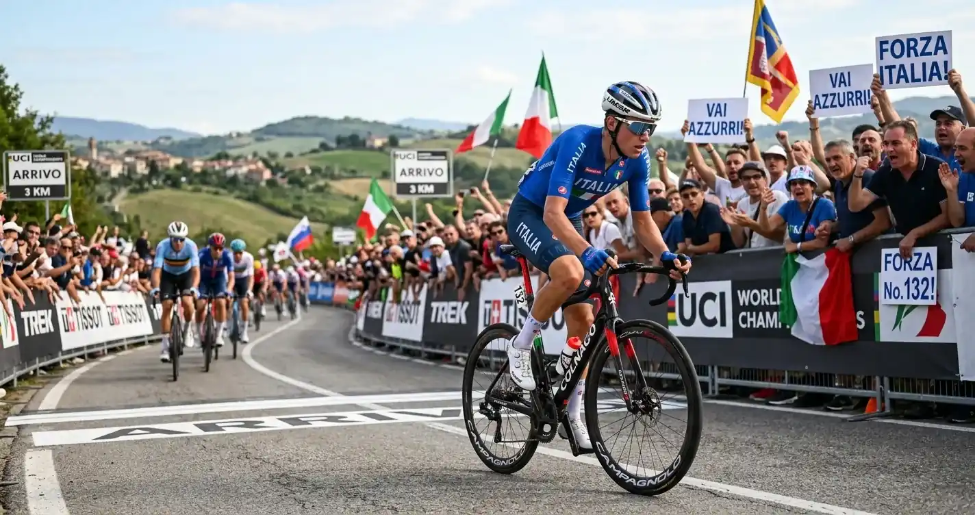 Outsider in maglia nazionale tenta l'attacco nel finale dei Mondiali